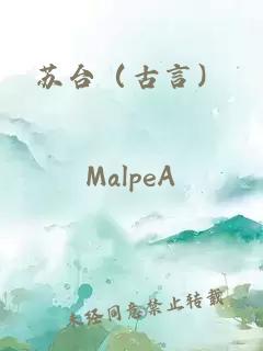 蘇臺(tái)（古言）